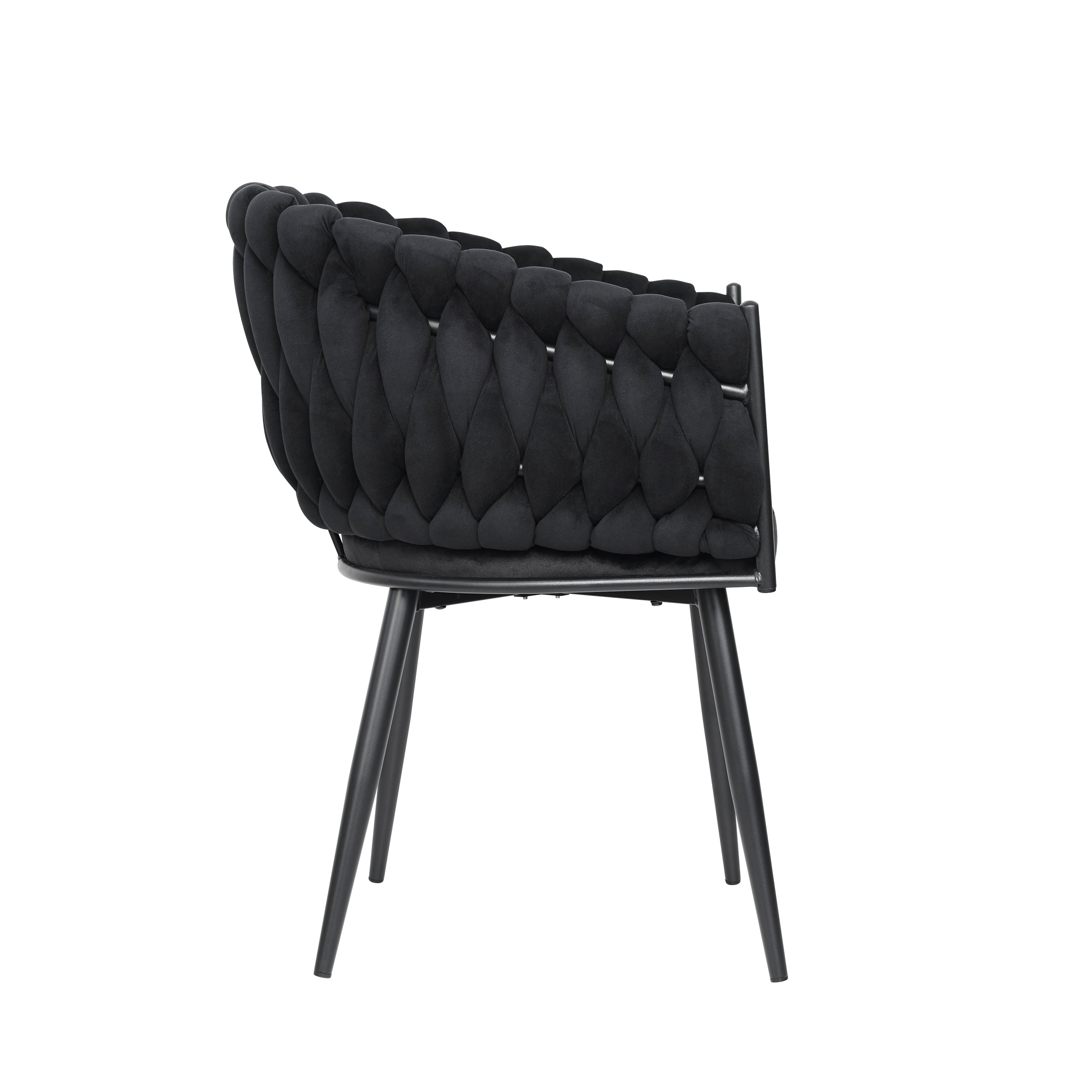 Skye - Dining Chair - Black Velvet