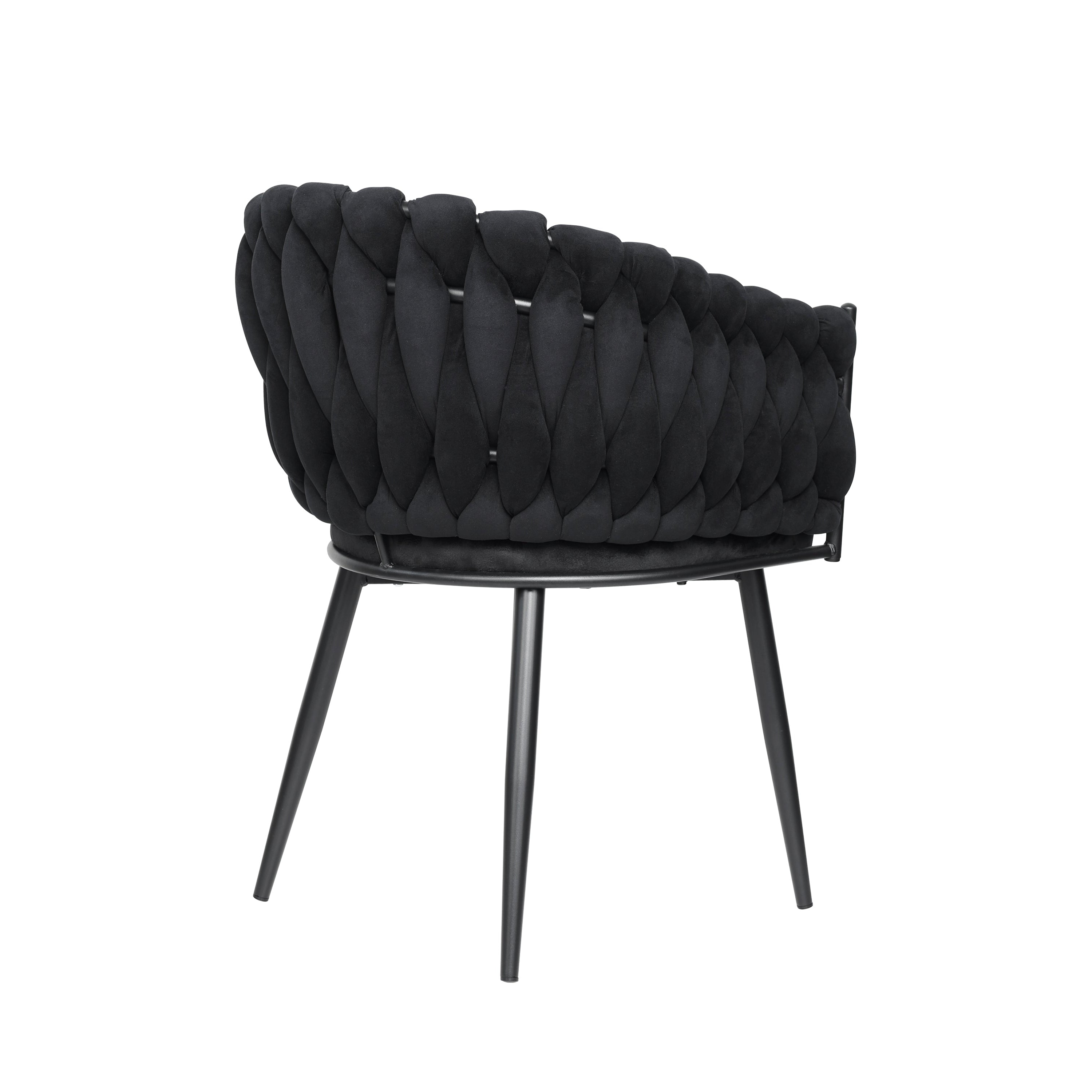 Skye - Dining Chair - Black Velvet
