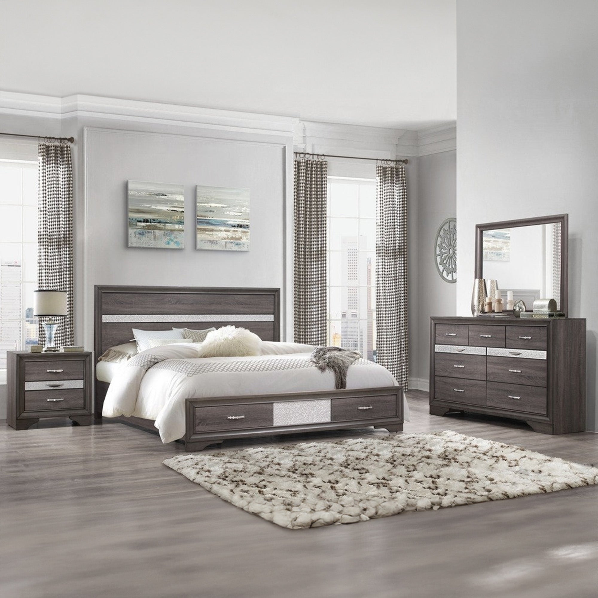 Seville - Bedroom Set - Grey