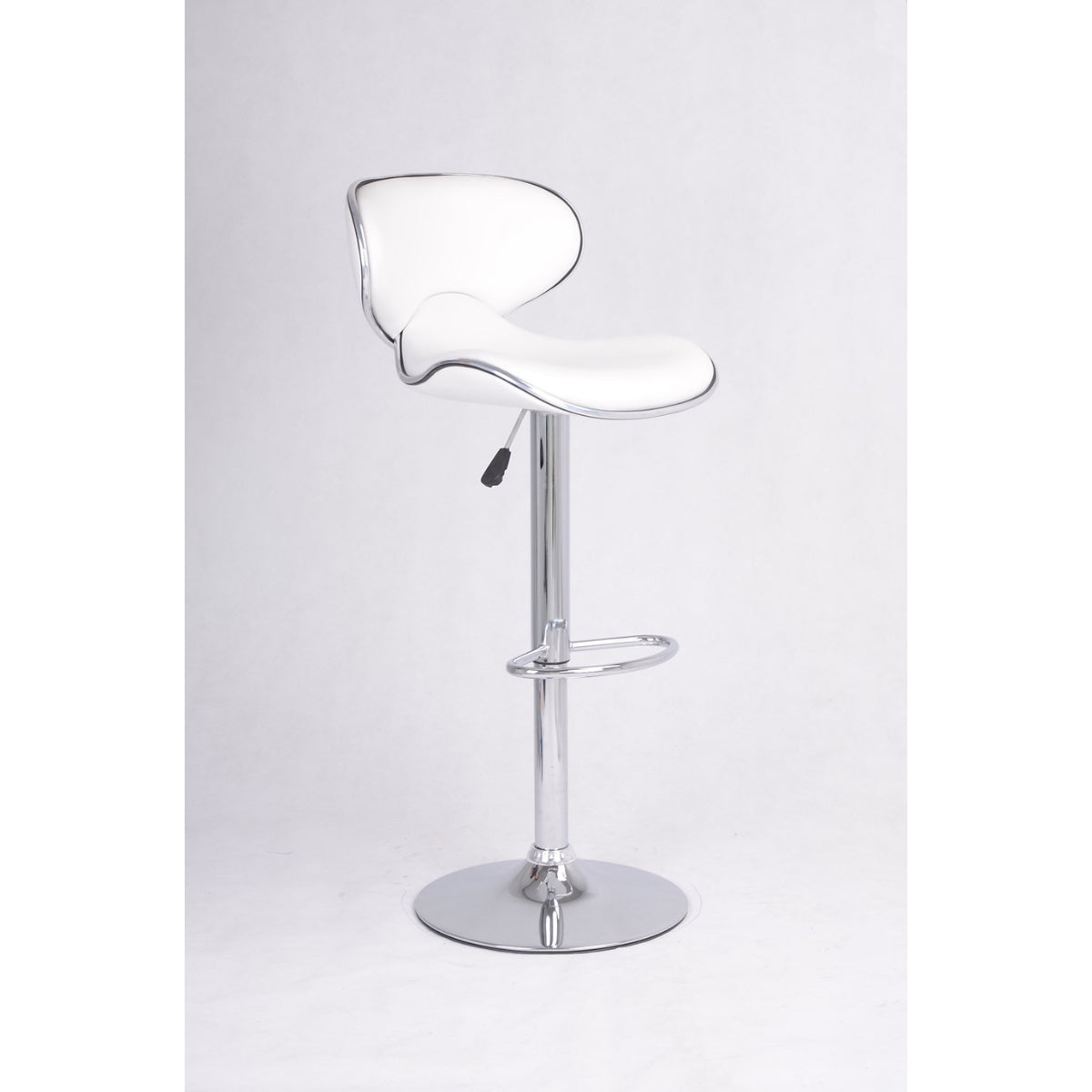 Marine - Hydraulic Bar Chair - 2 Pcs - Faux Leather