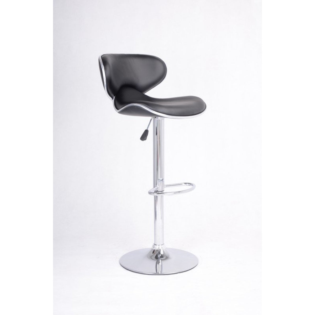 Marine - Hydraulic Bar Chair - 2 Pcs - Faux Leather