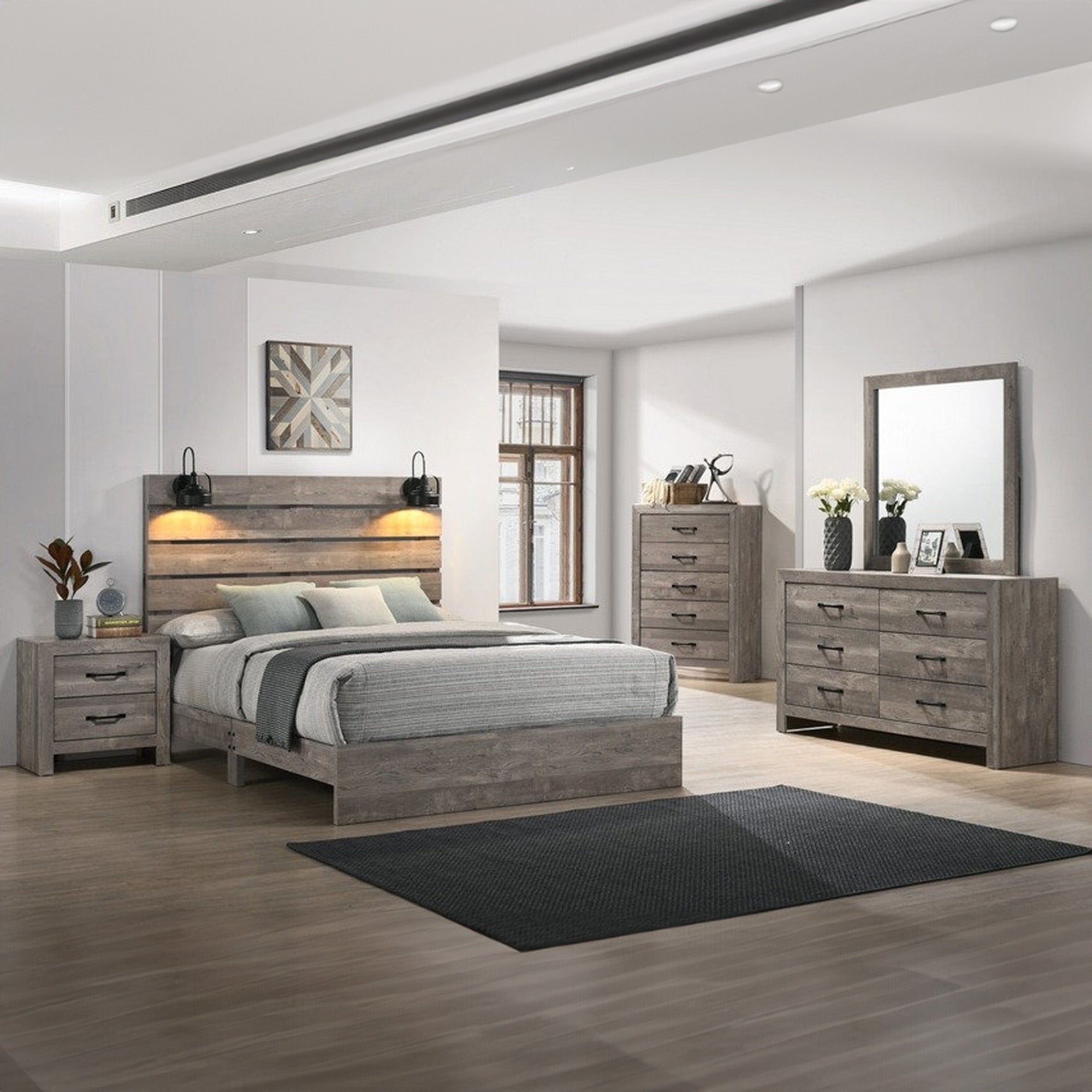Charlotte - Bedroom Set - Grey