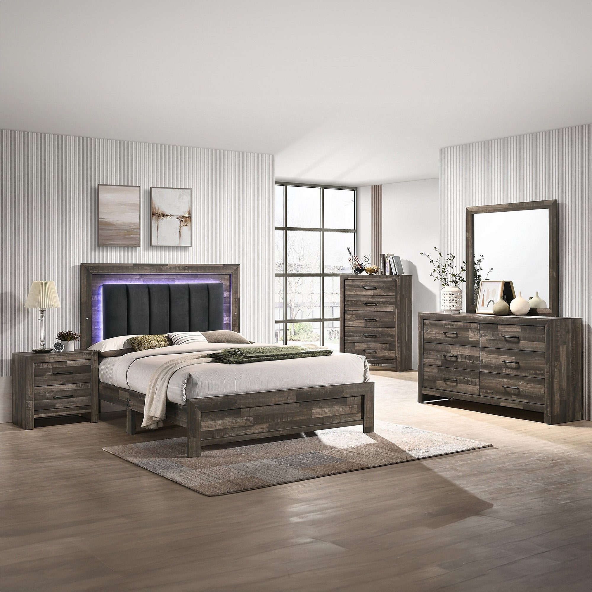 Athens - Bedroom Set - Brown