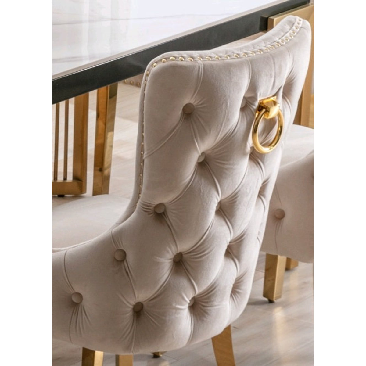 Garance - Dining Room Set - Marble / Cream