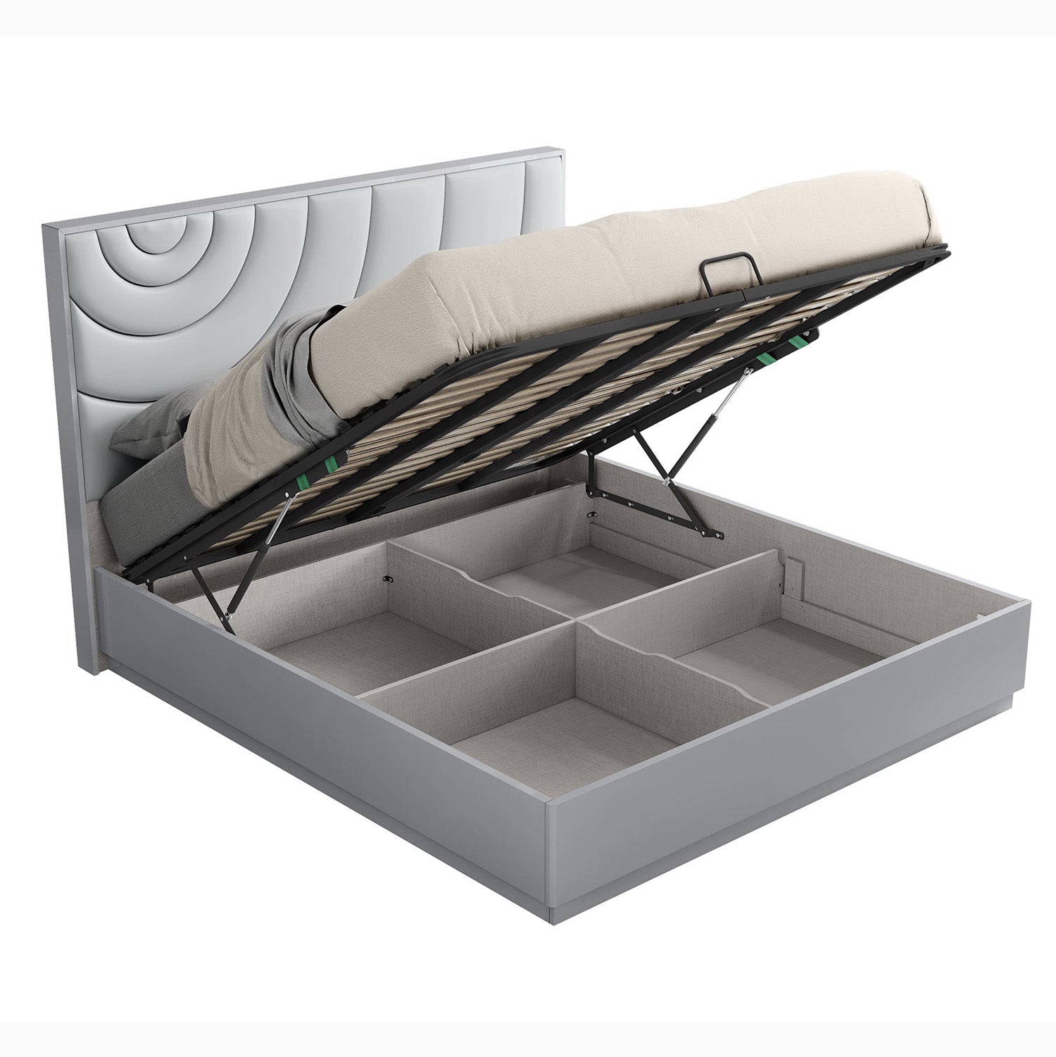 Aveline - Queen Bed - Grey