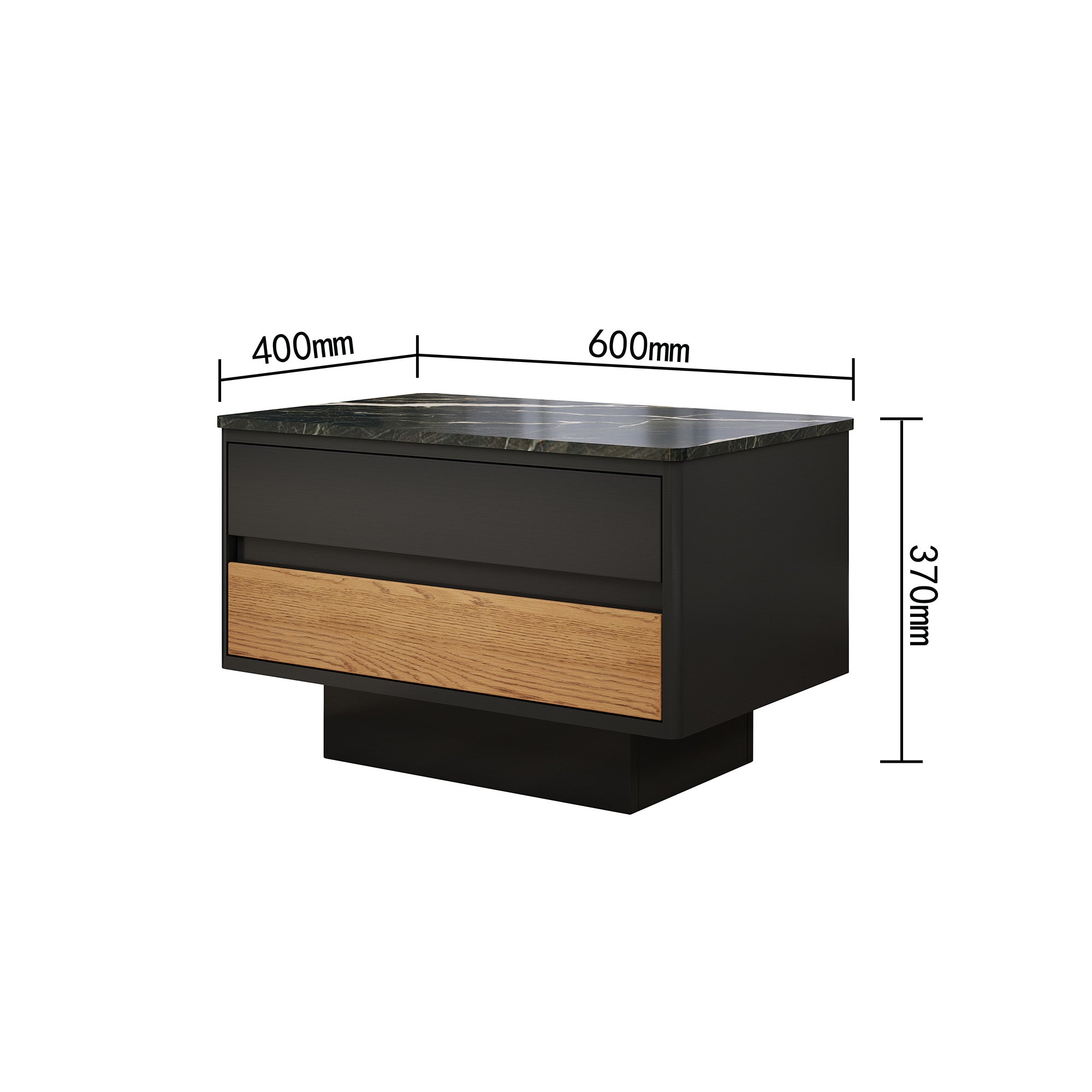 Verona - Side Table - Black