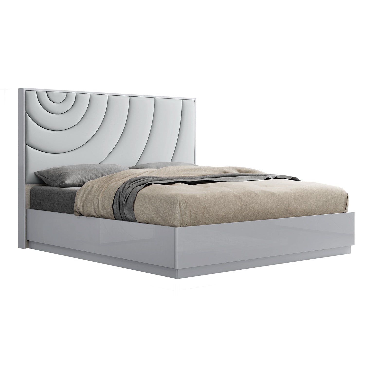 Aveline - Queen Bed - Grey