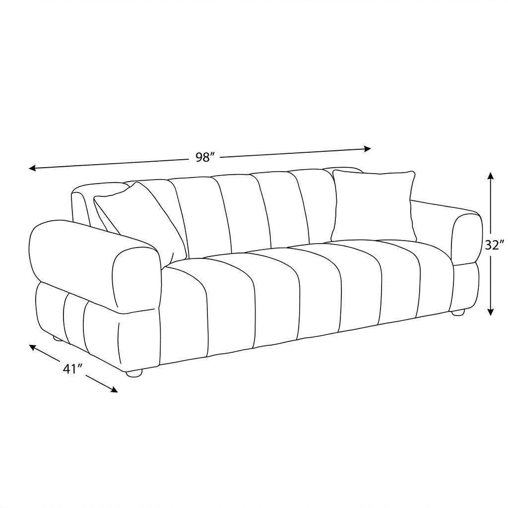 Avalon - Sofa - Beige Fabric