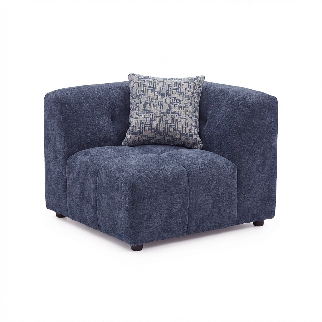 Canopy - Module d'angle (coin) - Tissu bleu