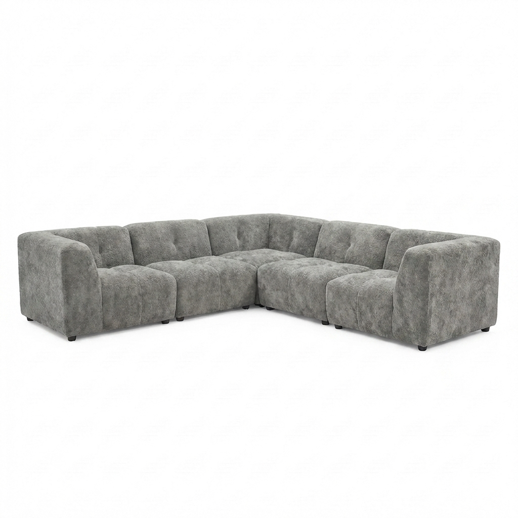 Canopy - Sofa Sectionnel Modulaire - Tissu Gris