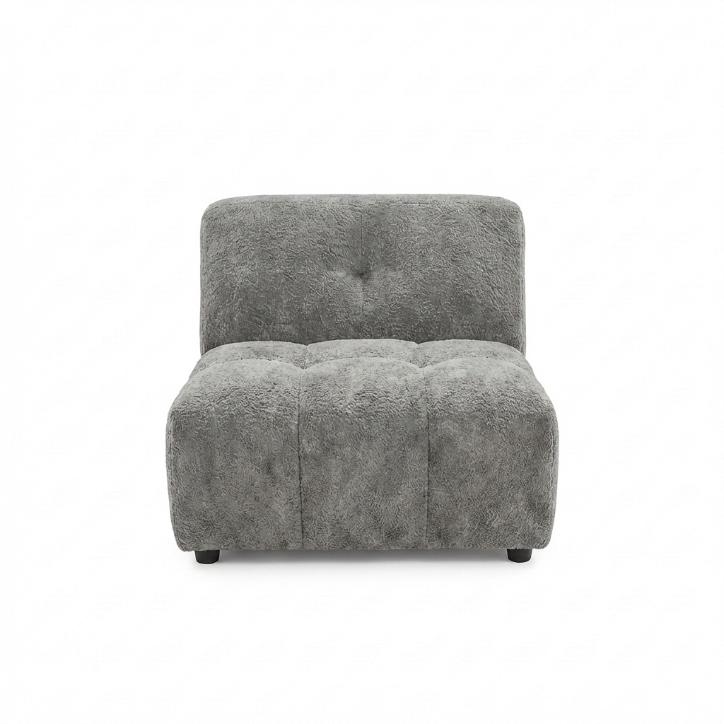 Canopy - Module sans accoudoir - Tissu gris