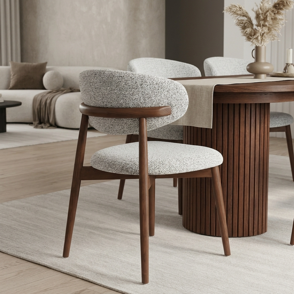 Emy - Dining Chair - Royal Walnut
