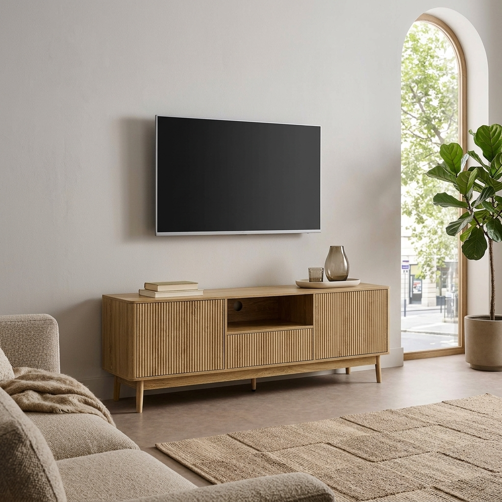 Liam - TV Stand - Walnut - 72 in