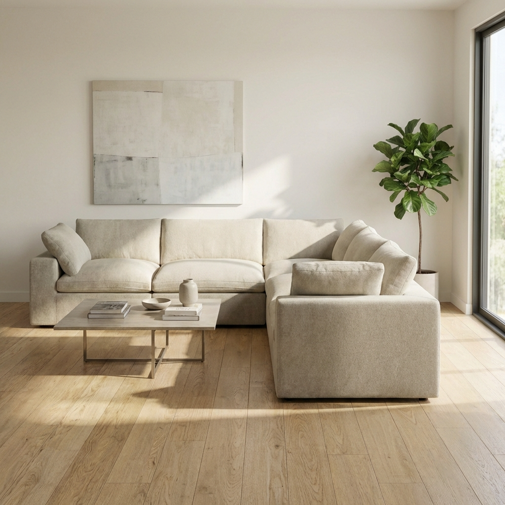 Cozy - Sofa Modulaire Sectionnel - Tissu Beige