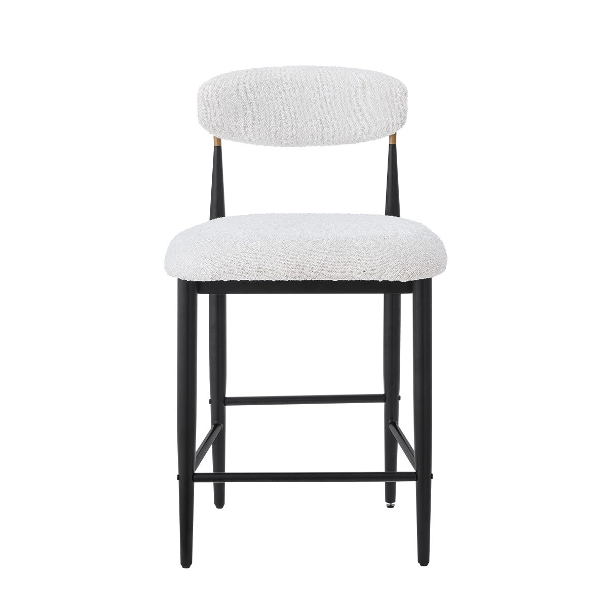 Kodi - Counter Stool - White Bouclé