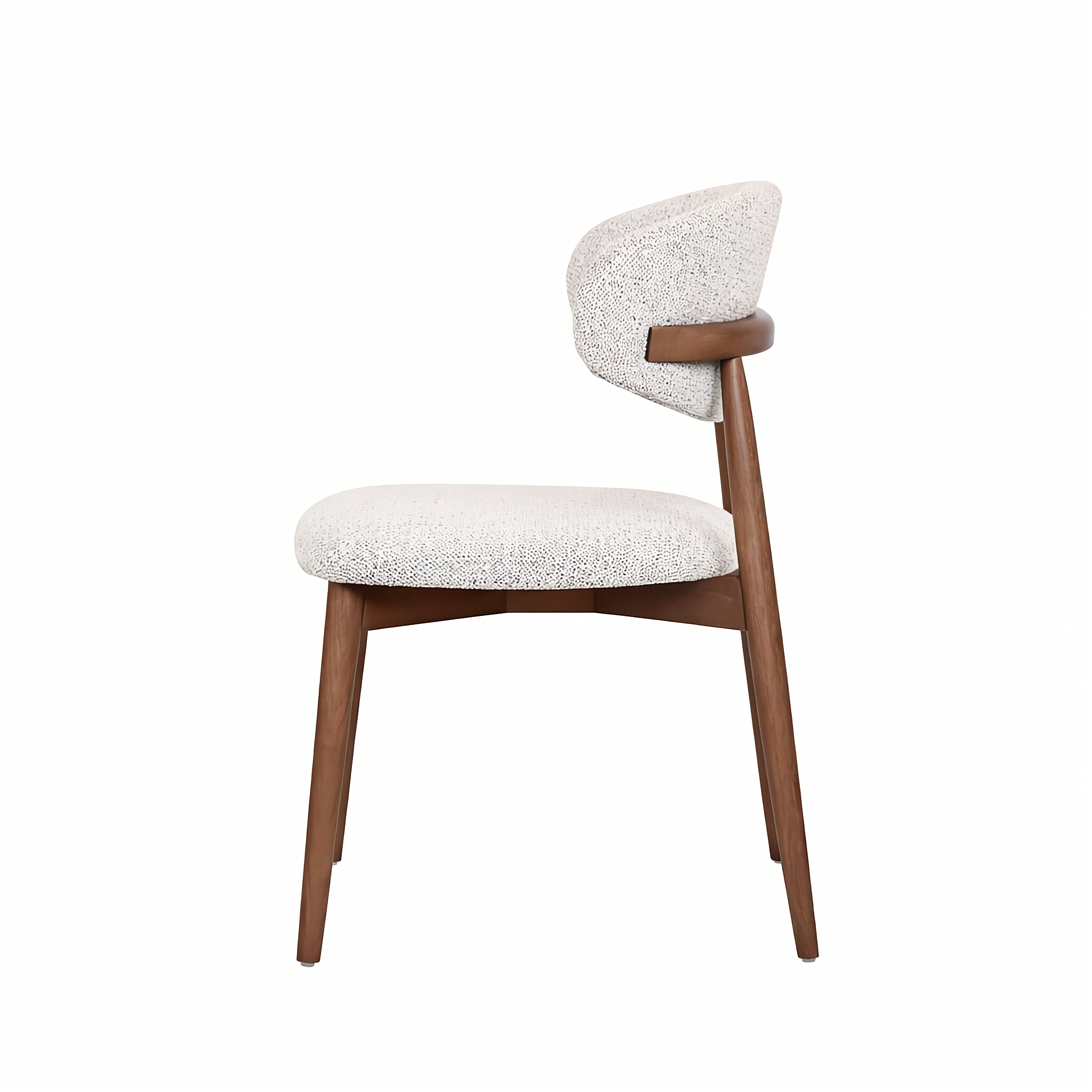 Emy - Chaise de Salle à Manger - Noyer Royale