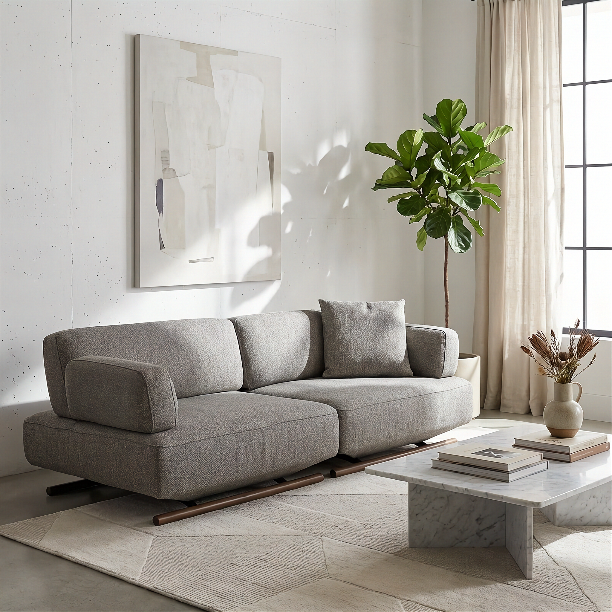 Mila - Sofa - Brown