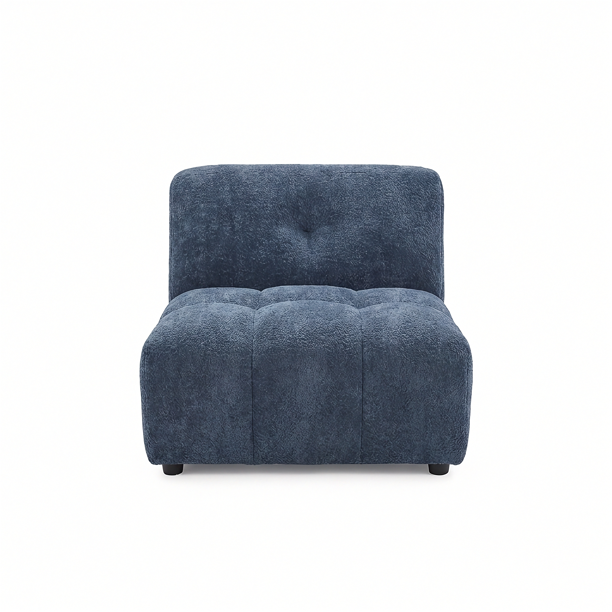 Canopy - Module sans accoudoir - Tissu bleu