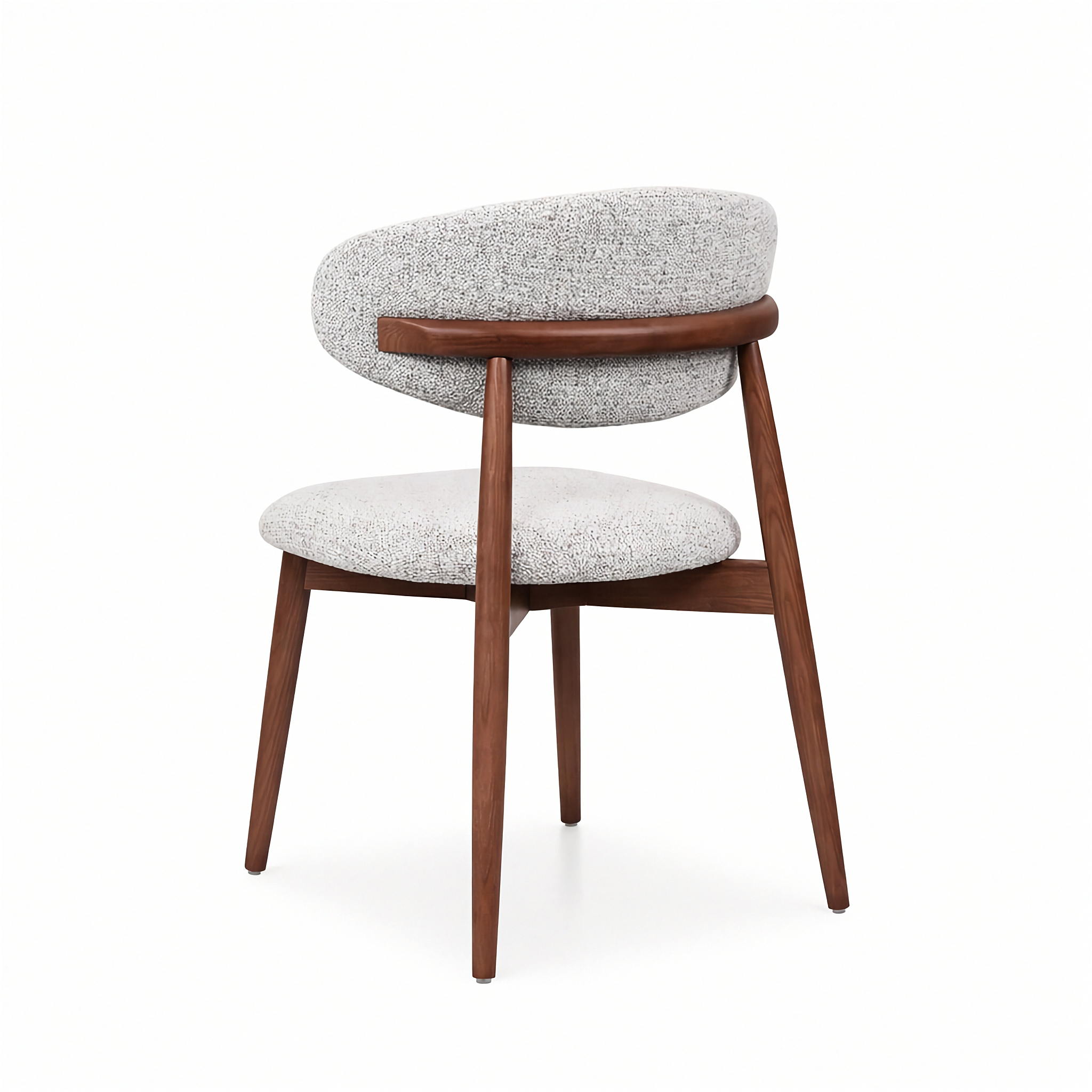 Emy - Chaise de Salle à Manger - Noyer Royale