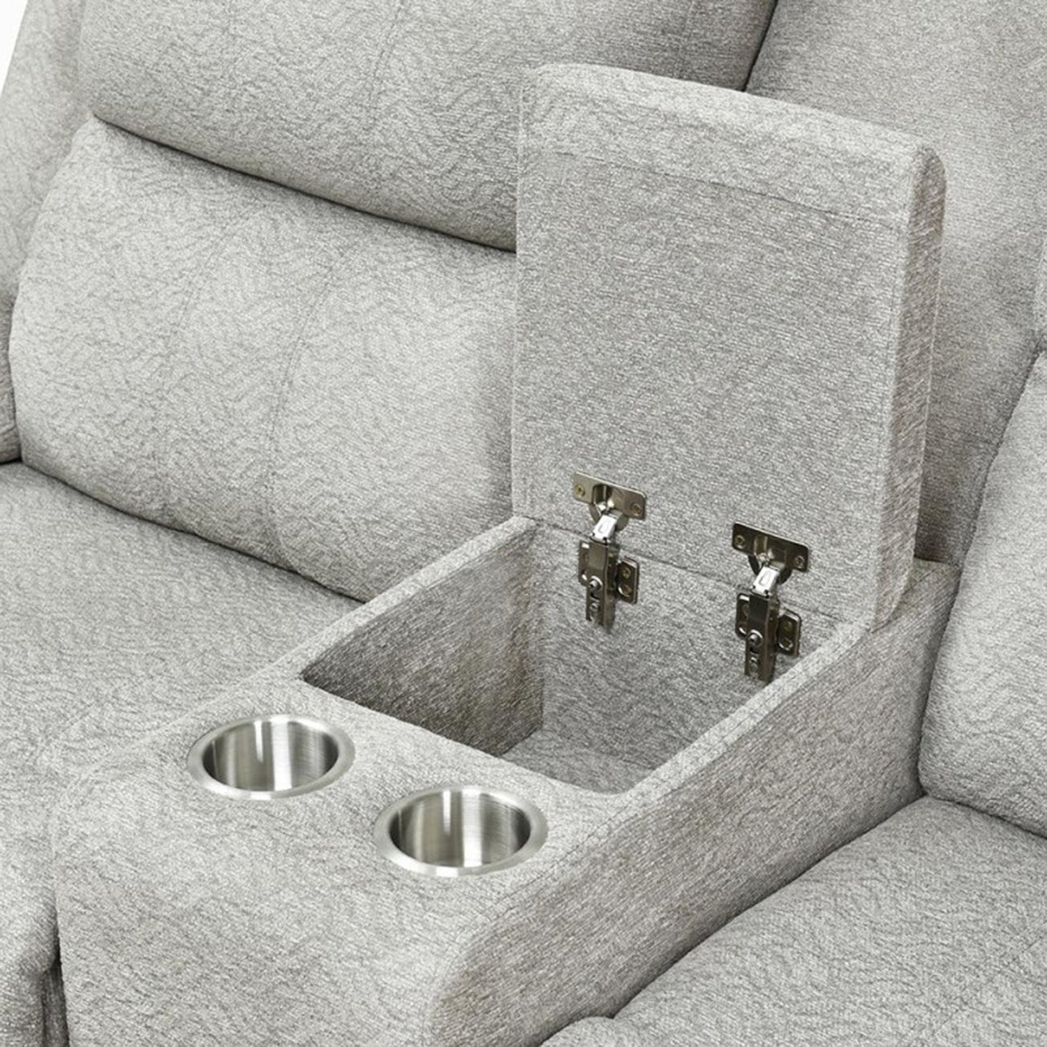 Andre - Motorized Reclining Loveseat - Beige