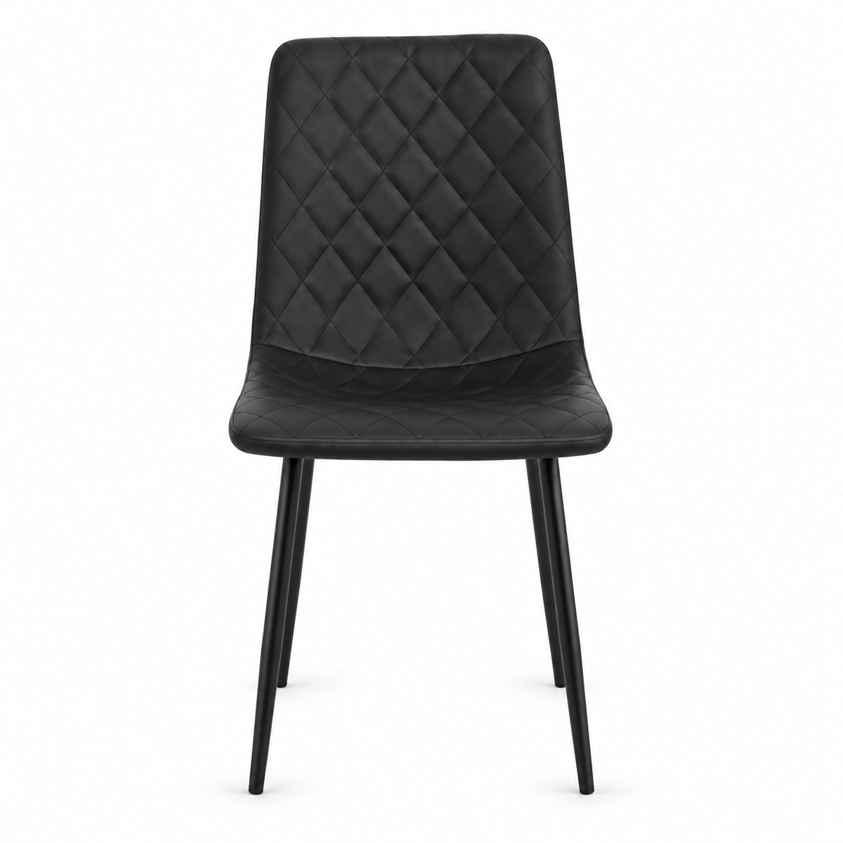 Esme - Dining Chair - Black PU Leather