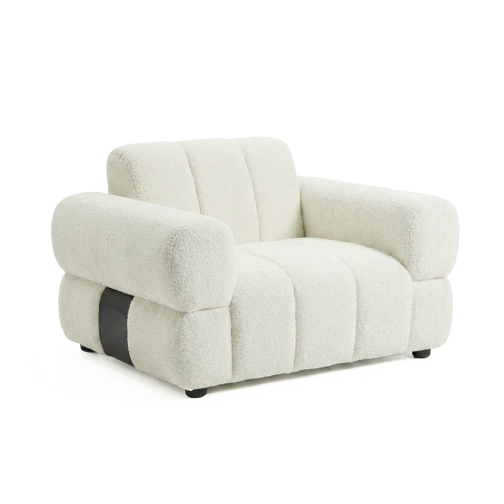 Avalon - Armchair - Beige Fabric