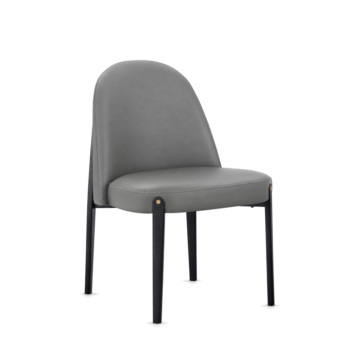 Dalia - Dining Chair - Grey Faux Leather