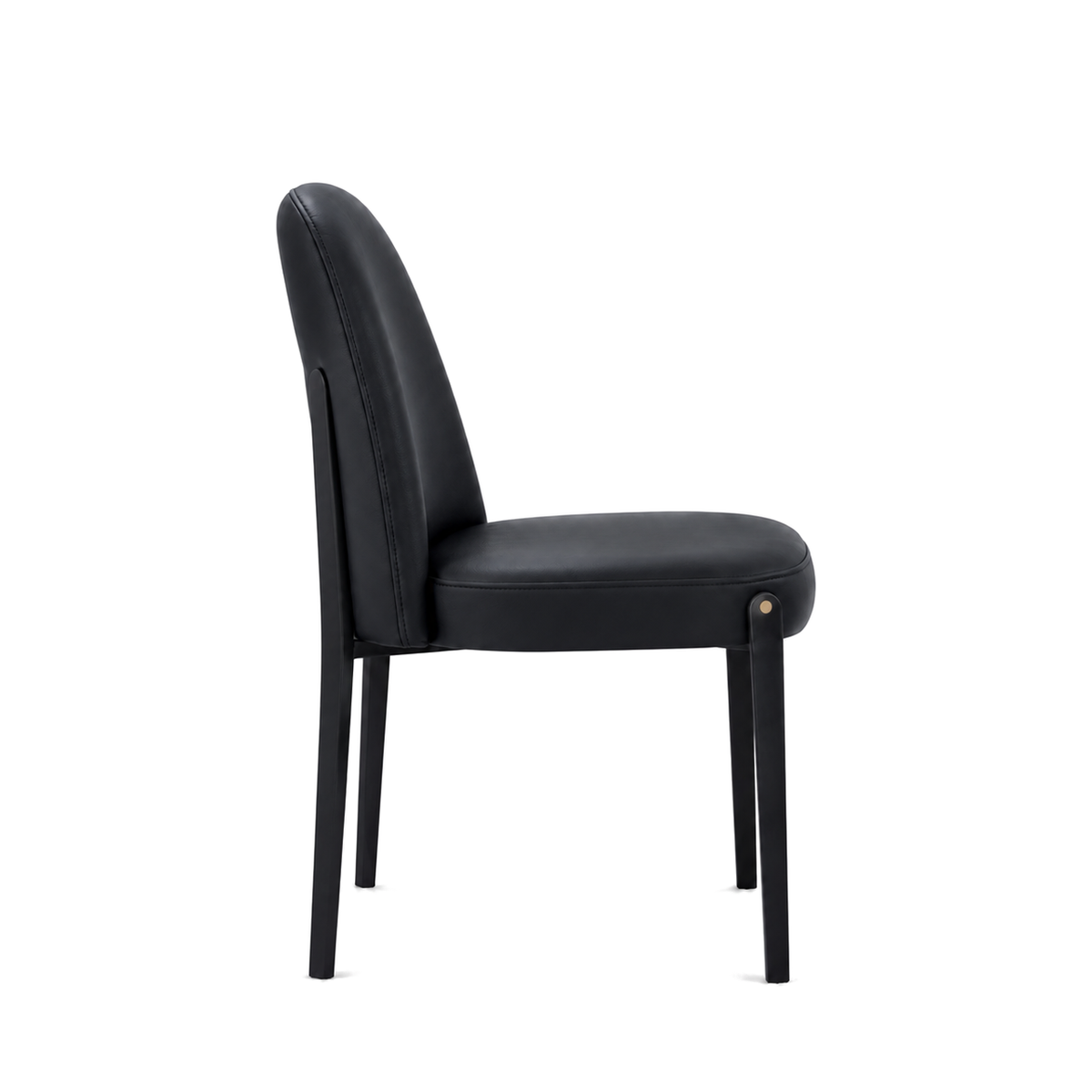 Dalia - Dining Chair - Black Faux Leather