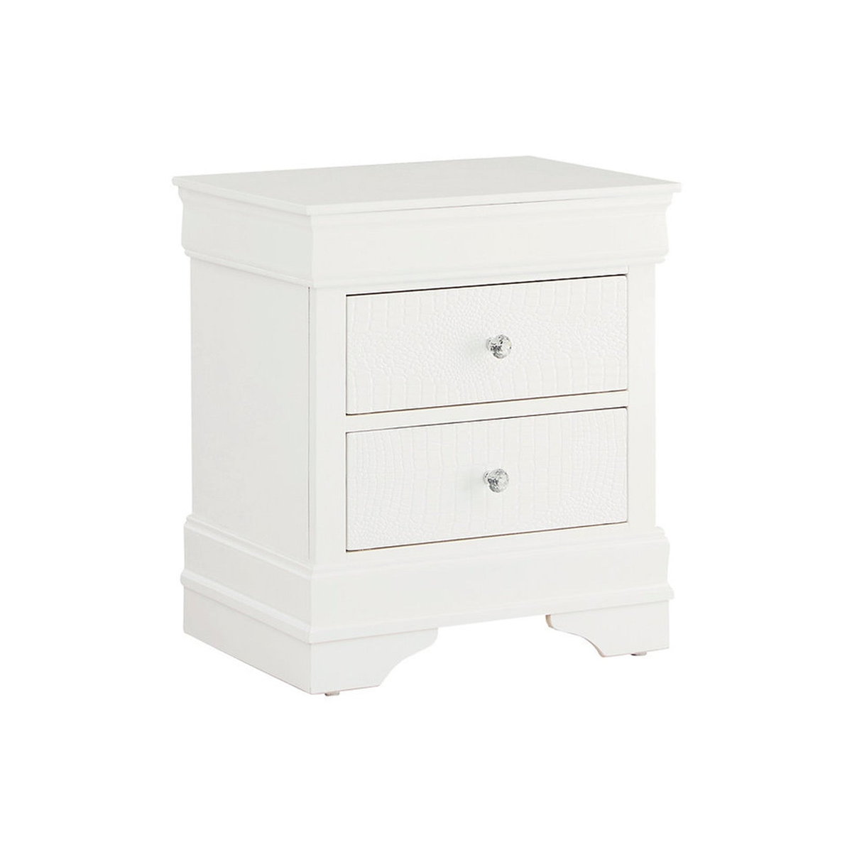 Orelis - Table de chevet - Blanc