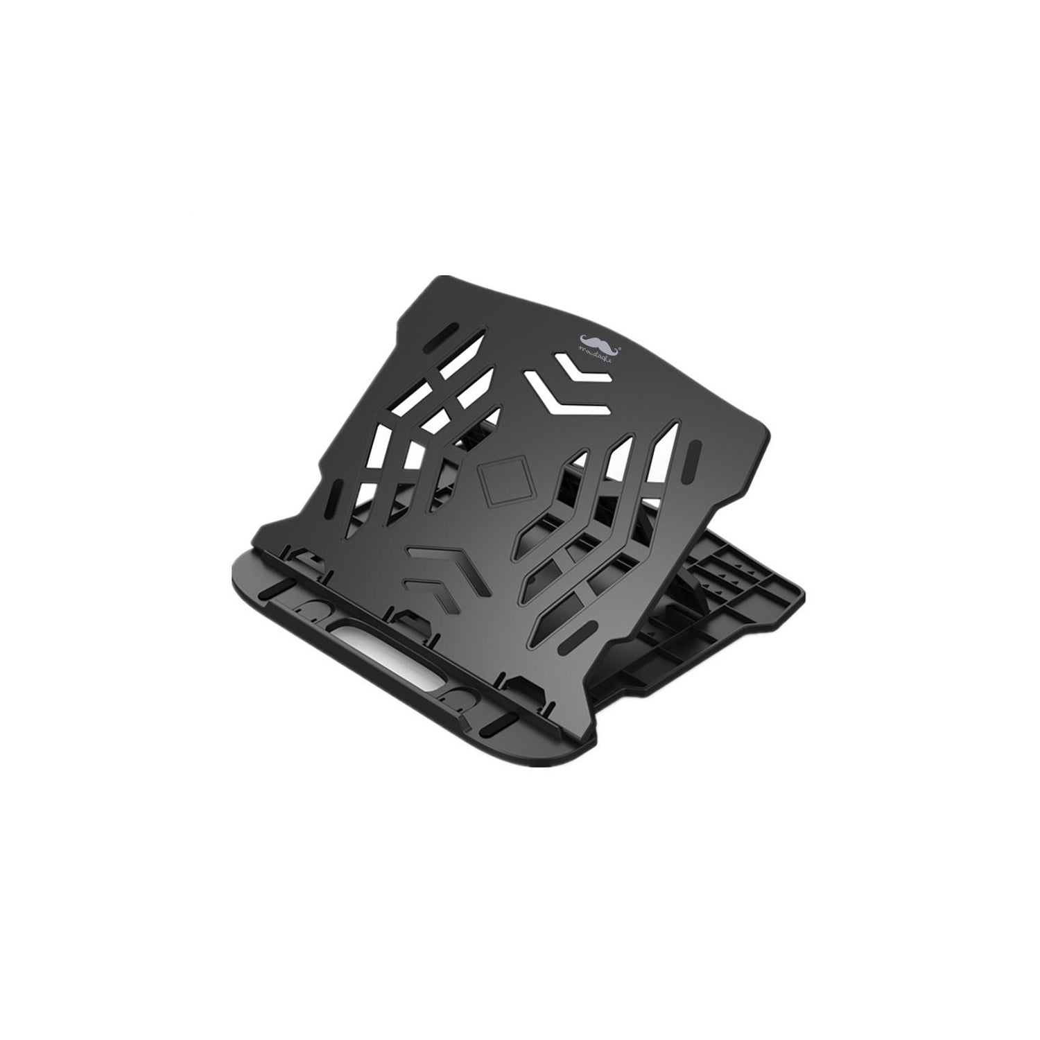 Computer Stand - 7-Level Tilt & 360° Rotating Base - Black