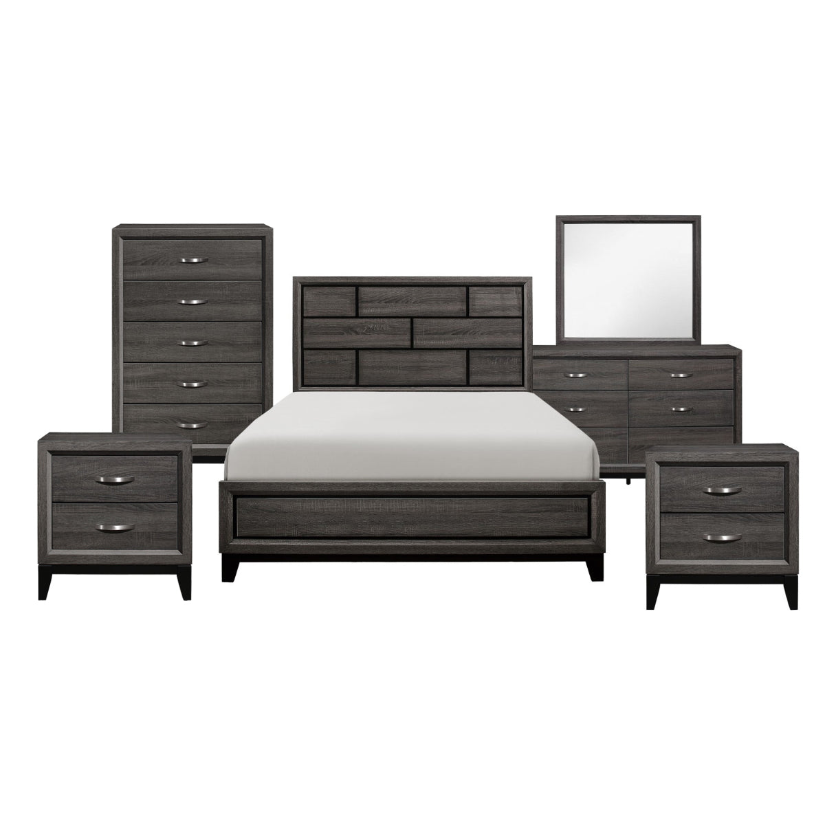Davi - Bedroom Set - Grey