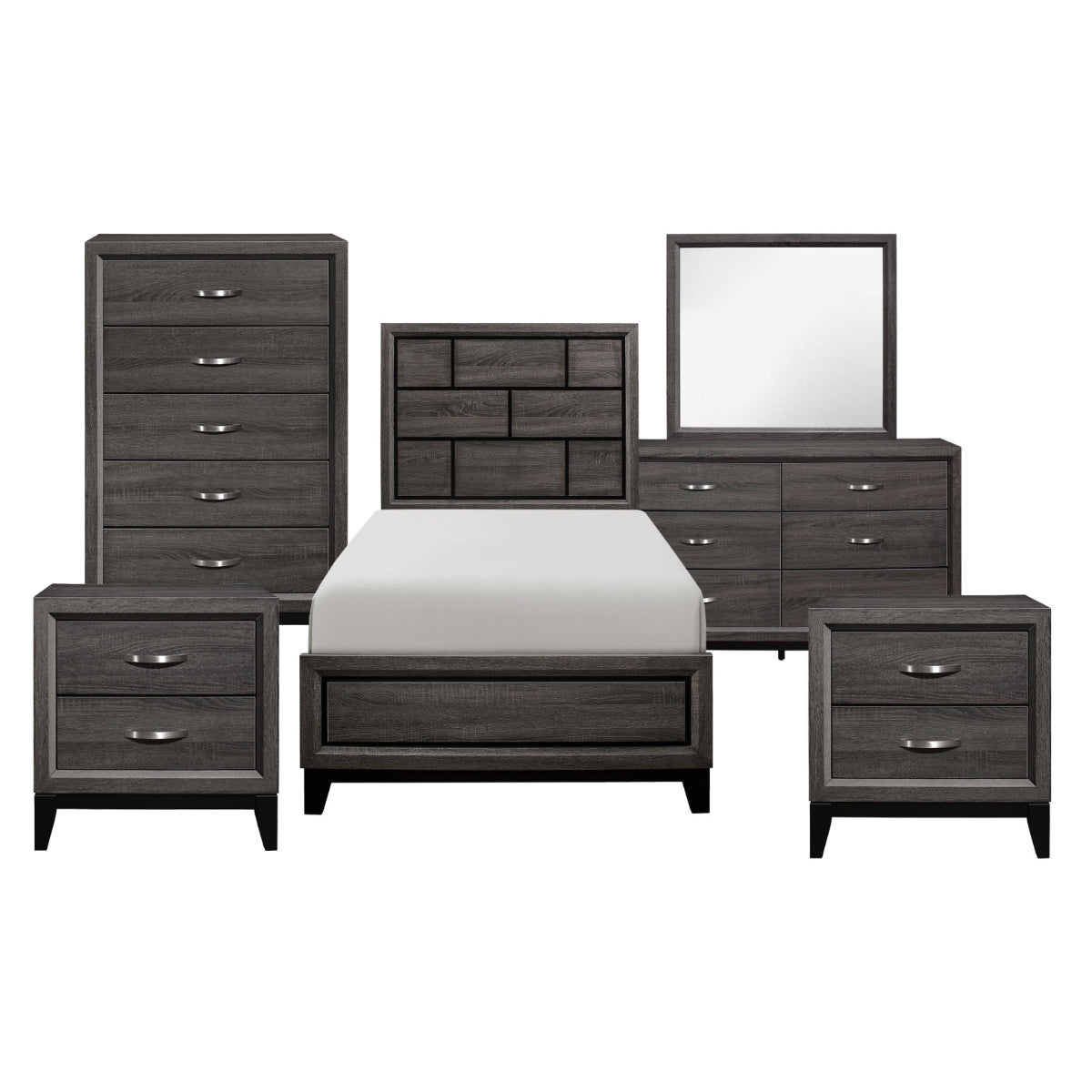 Davi - Bedroom Set - Grey