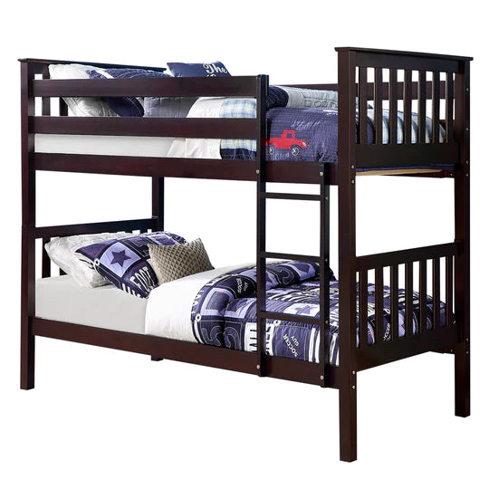 Elrik - Twin/Twin Bunk Bed - Espresso