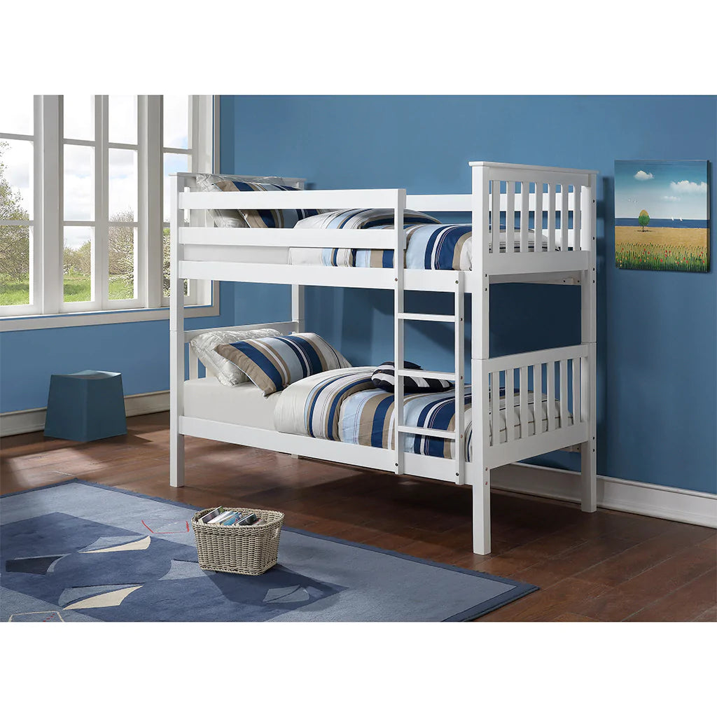 Elrik - Twin/Twin Bunk Bed - White