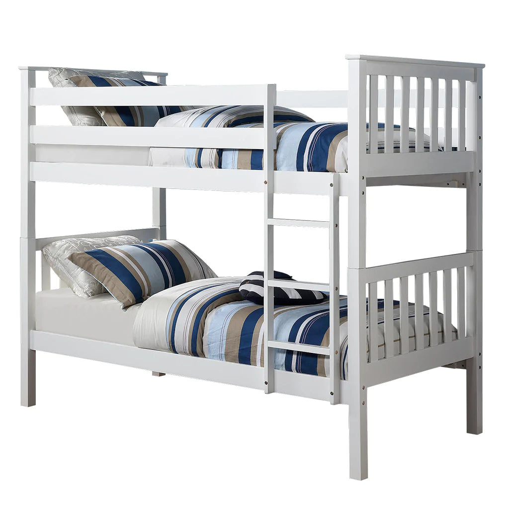 Elrik - Twin/Twin Bunk Bed - White