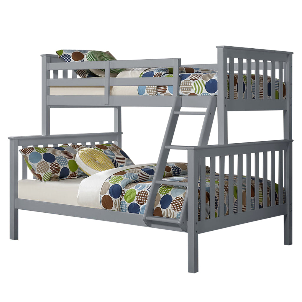 Maelis - Twin/Full Bunk Bed - Grey