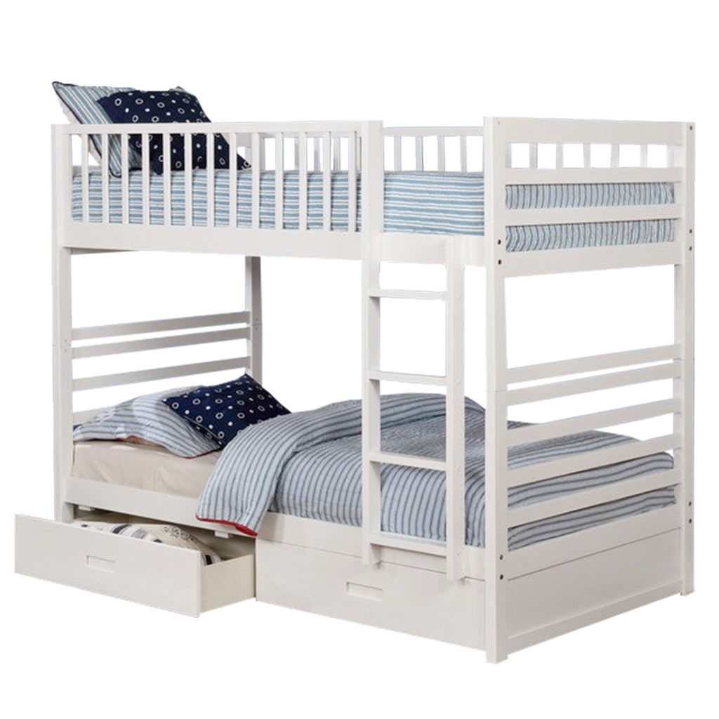 Lioris - Twin/Twin Bunk Bed - White