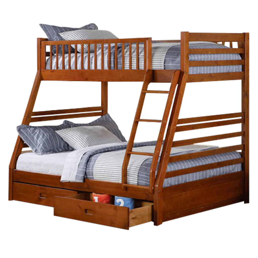 Torvik - Twin/Full Bunk Bed - Honey