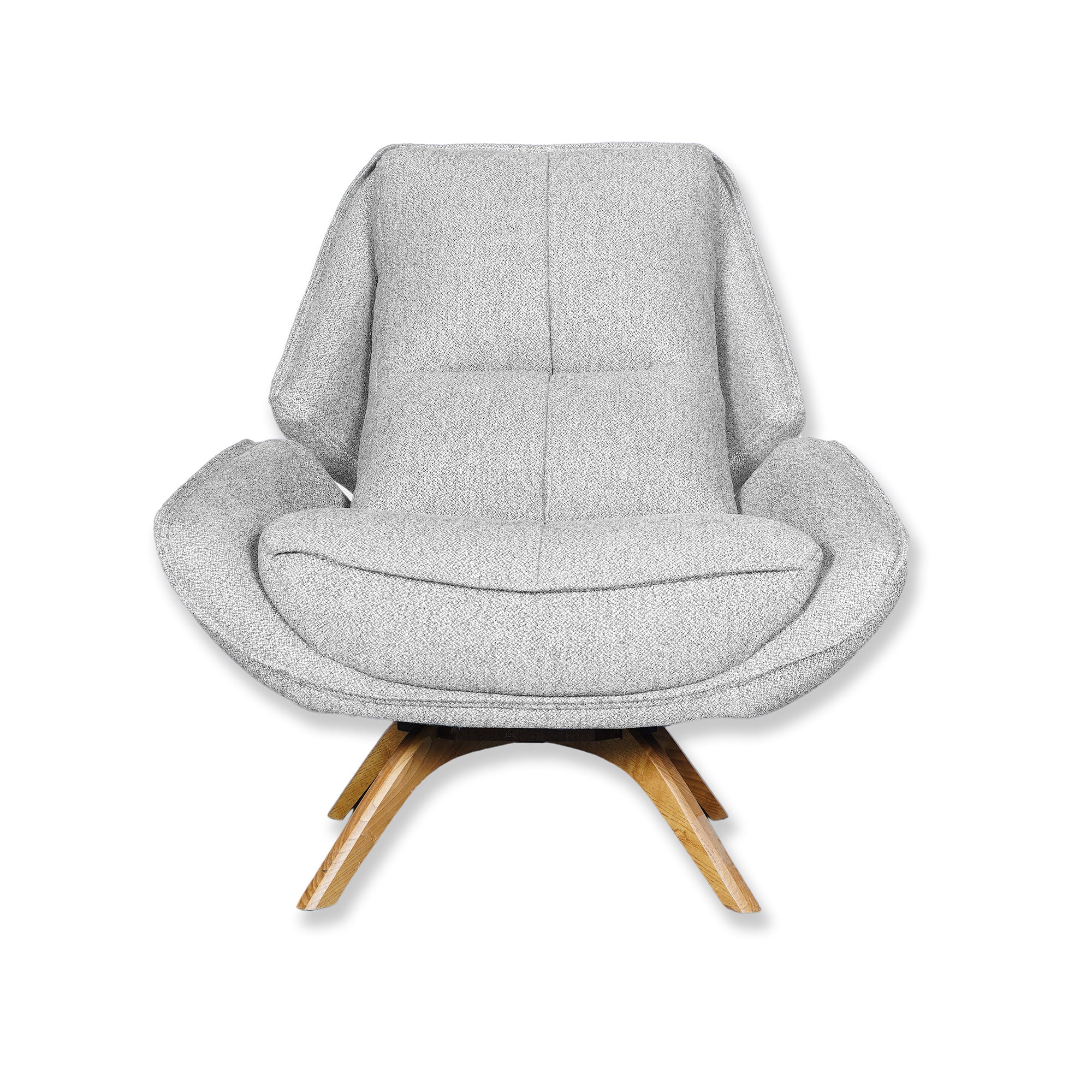 Fauteuil pivotant - WoW - Tissu Beige Pâle