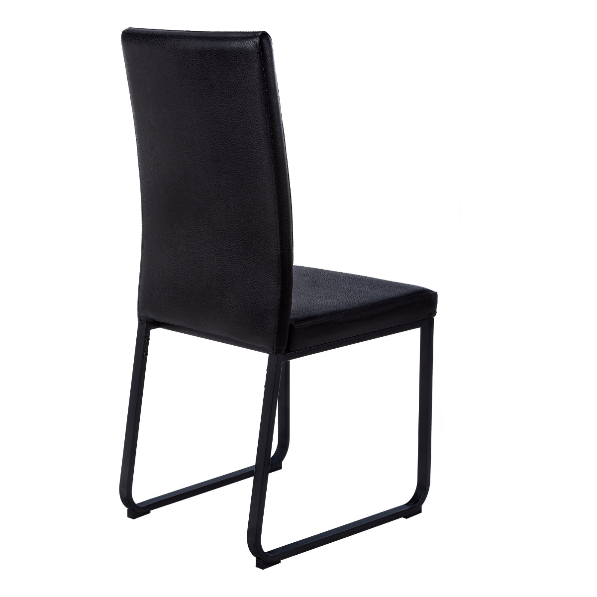 Talia - Chaise de Salle à Manger - Simili-Cuir Noir