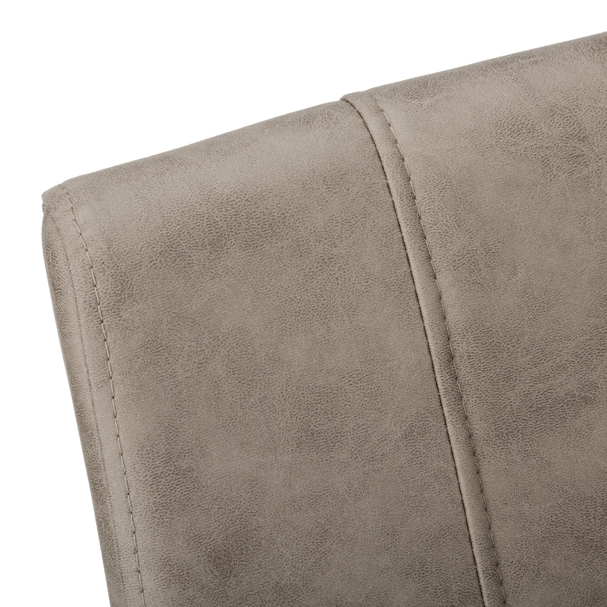 Alina - Chaise de Salle à Manger - Tissu Taupe