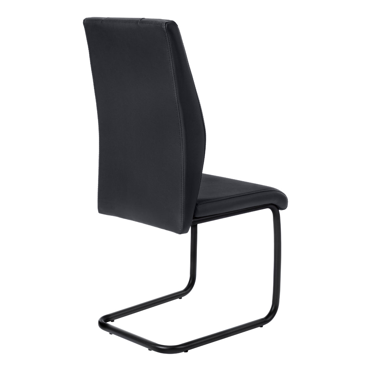 Alina - Chaise de Salle à Manger - Simili-Cuir Noir