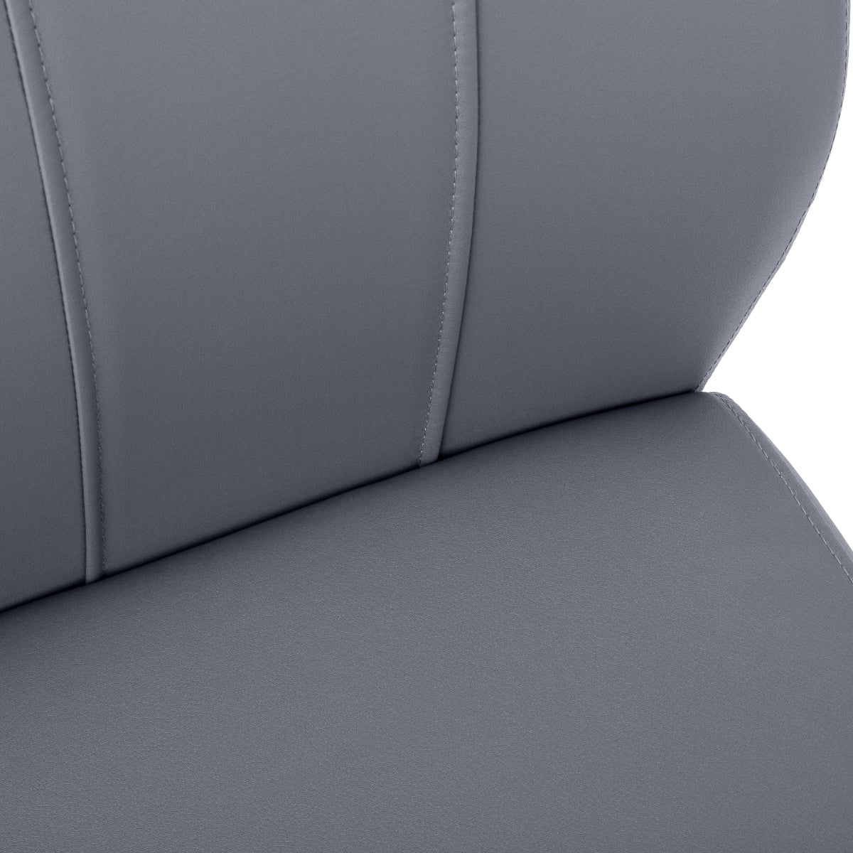 Alina - Chaise de Salle à Manger - Simili-Cuir Gris