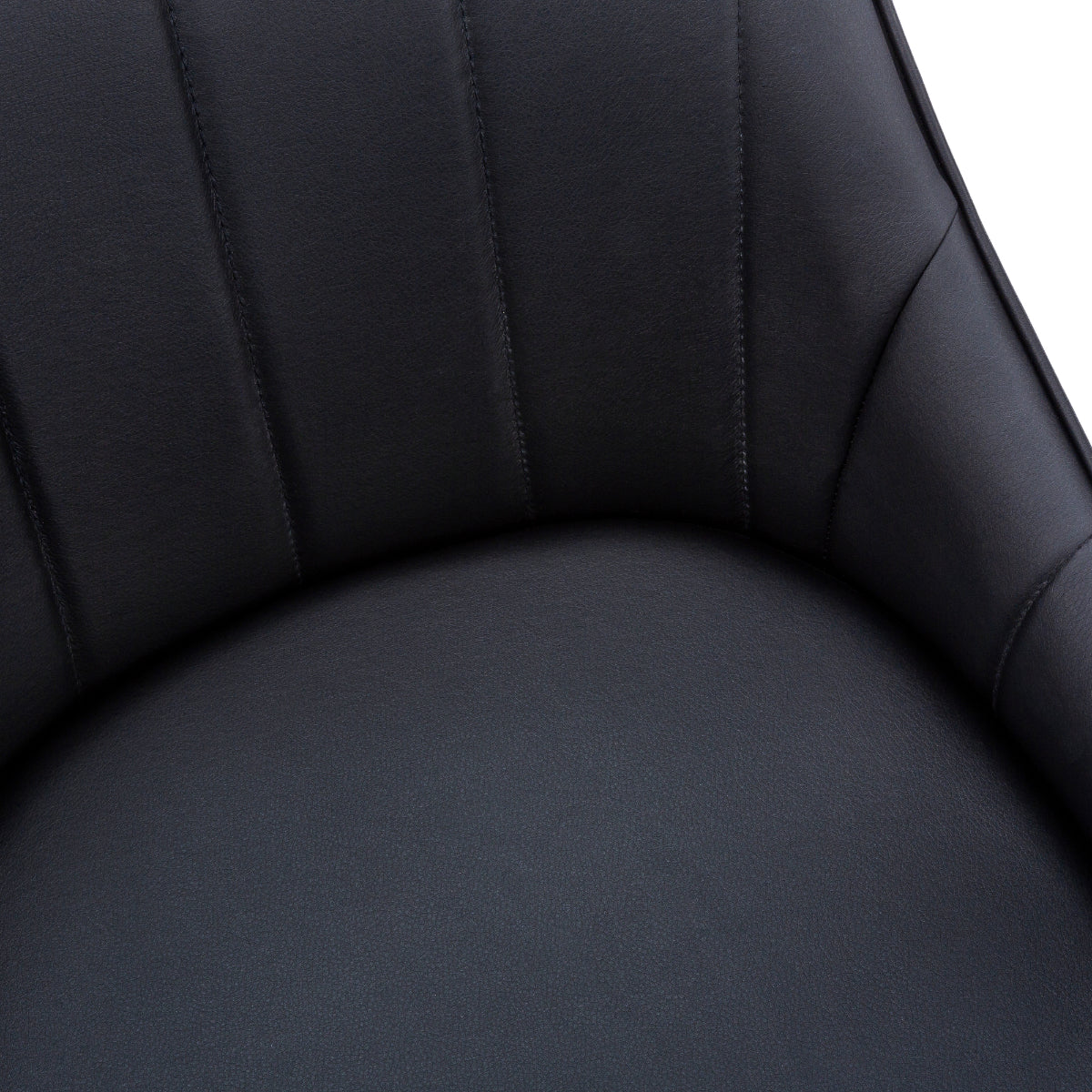 Vera - Dining Chair - Black PU Leather