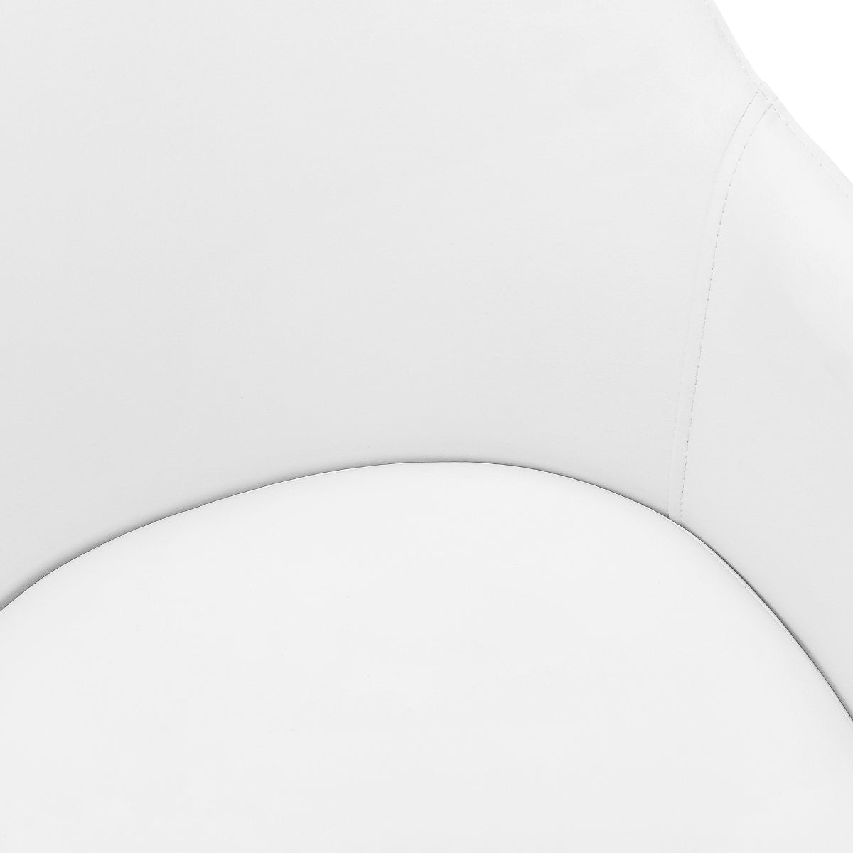 Lena - Dining Chair - White PU Leather