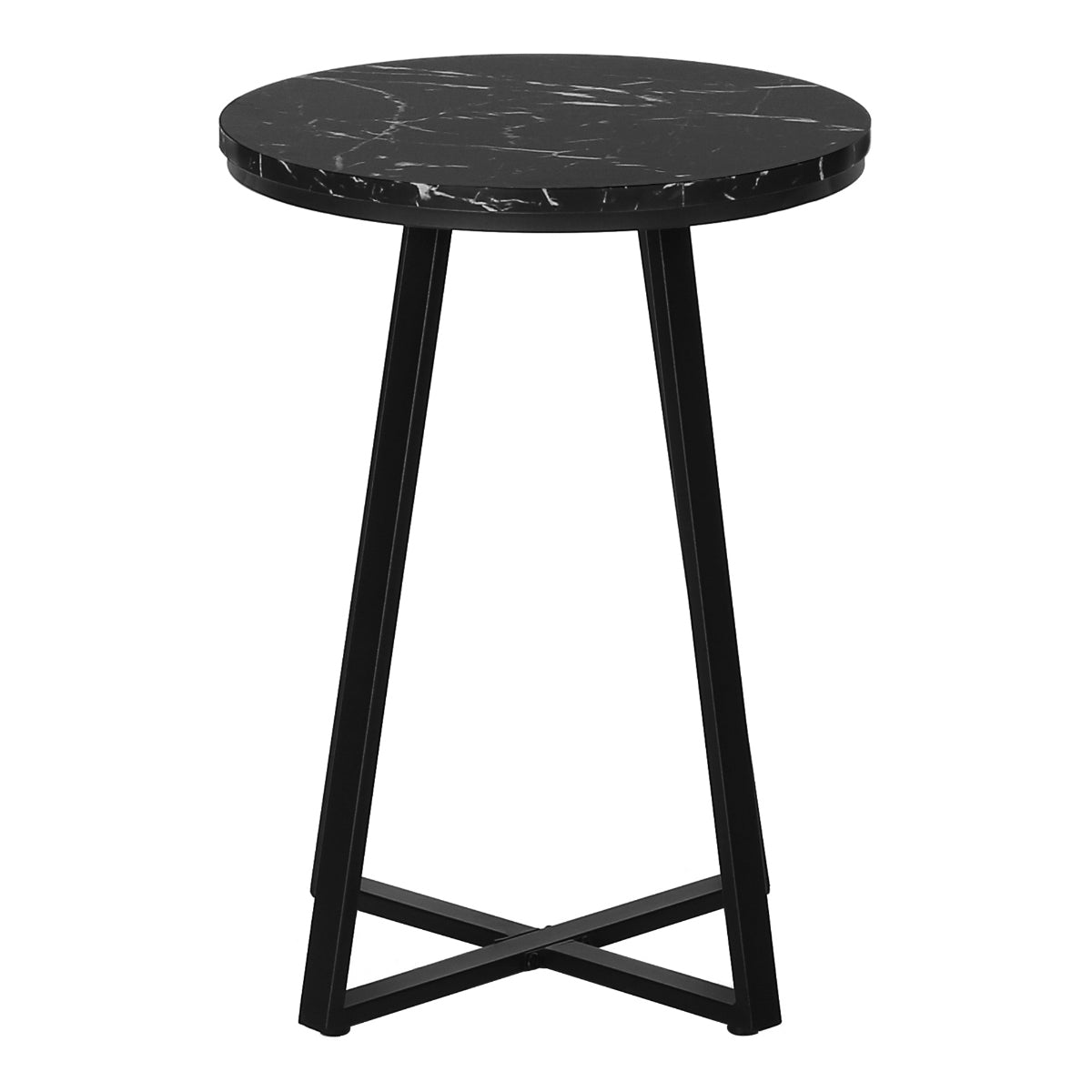Florence - Side Table - Black Marble