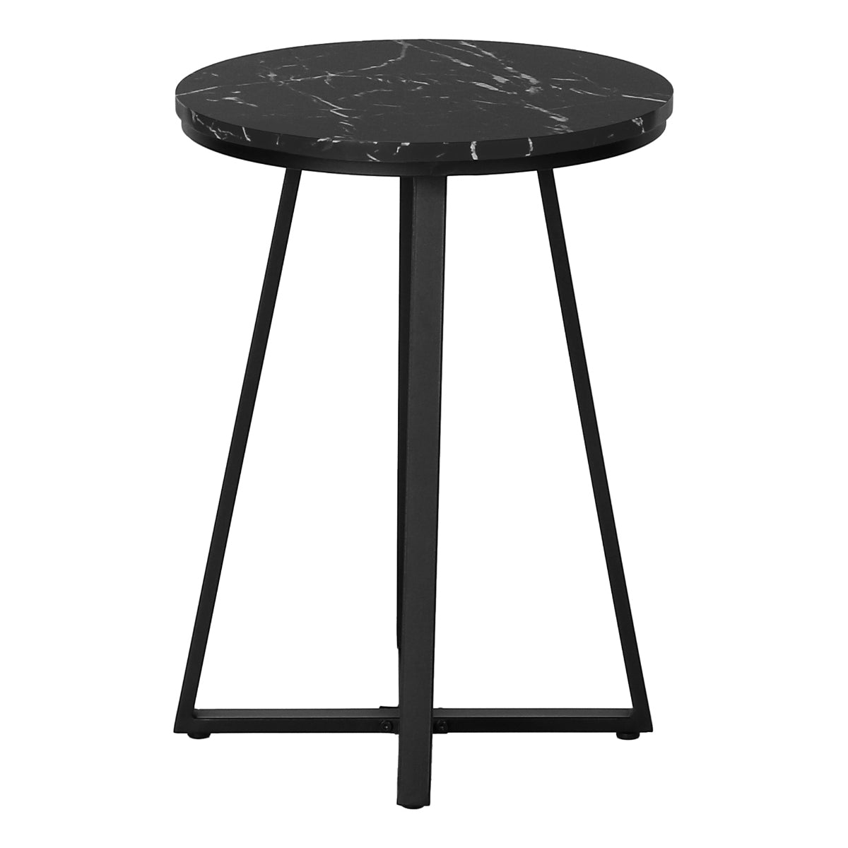 Florence - Side Table - Black Marble