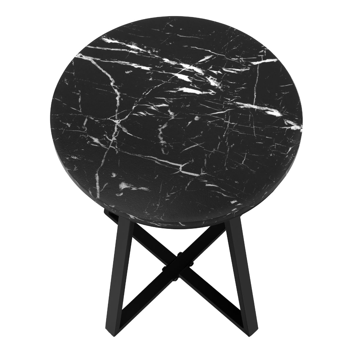 Florence - Side Table - Black Marble