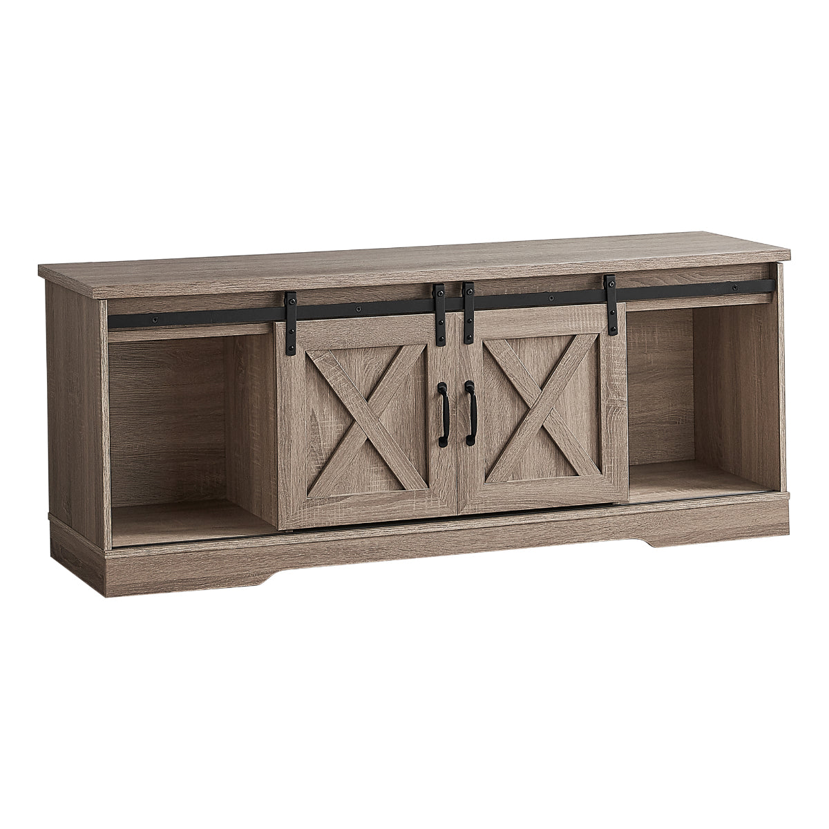 Anderson - TV stand - with 2 sliding doors - 60 in - Taupe