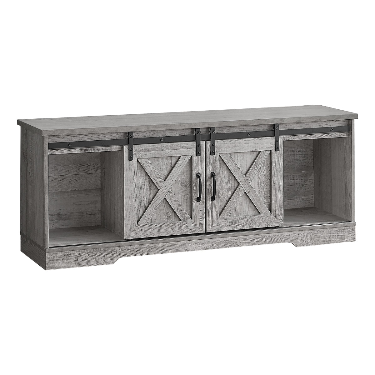 Anderson - TV stand - with 2 sliding doors - 60 " - Grey